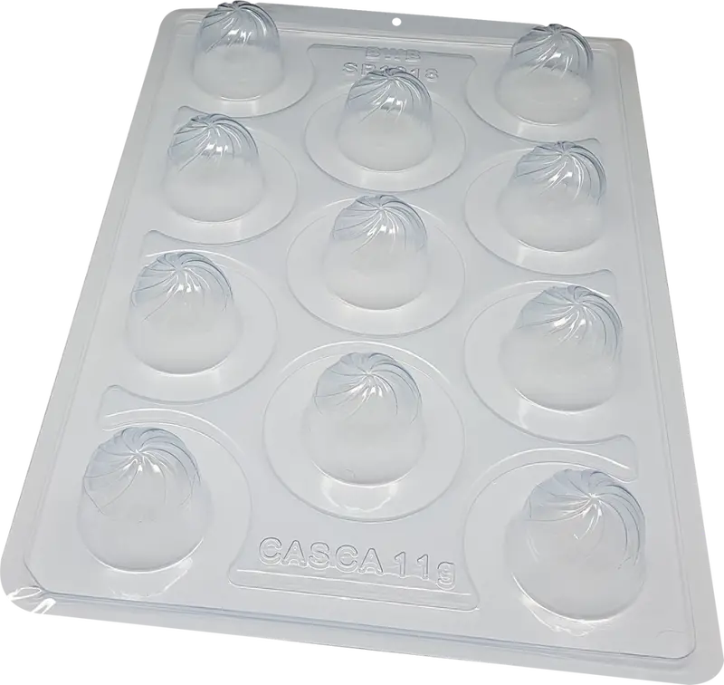 3-Piece Truffle Swirl Chocolate Mold 1