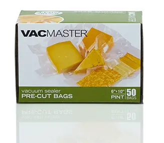 6" X 10" Pint Full-Mesh Vacuum Seal Bags – 50-Pack 1