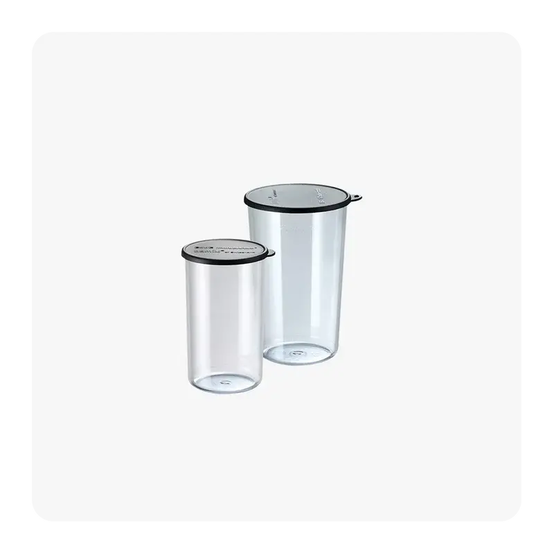 Bamix Dual-Size Beaker Set – 400 Ml + 600 Ml Measuring Containers 1