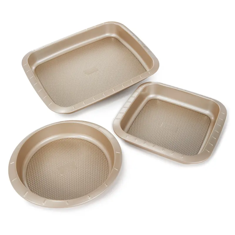 Berghoff Balance Carbon Steel Cake Pan Set — 3-Piece Nonstick Bakeware 1