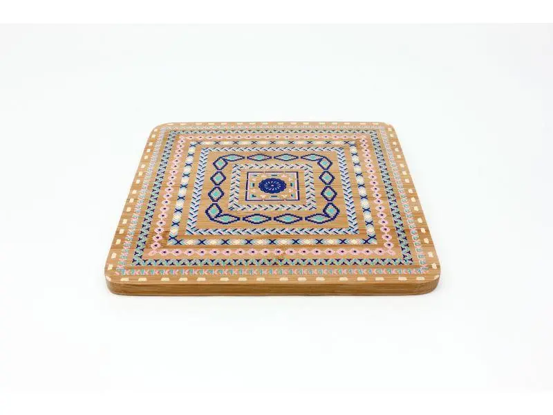 Berghoff Bamboo Colorful Heat-Resistant Trivet Set (4-Pack) 1
