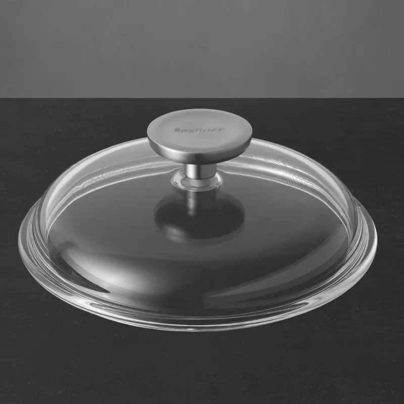 Berghoff Gem Glass Lid – 8" Heat-Resistant Cover With Premium Stainless Steel Knob 1