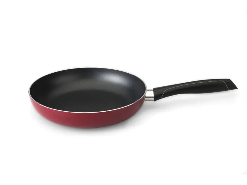 Berghoff Geminis Fry Pan – 9.5-Inch Cast Aluminum Nonstick, Red Finish 1