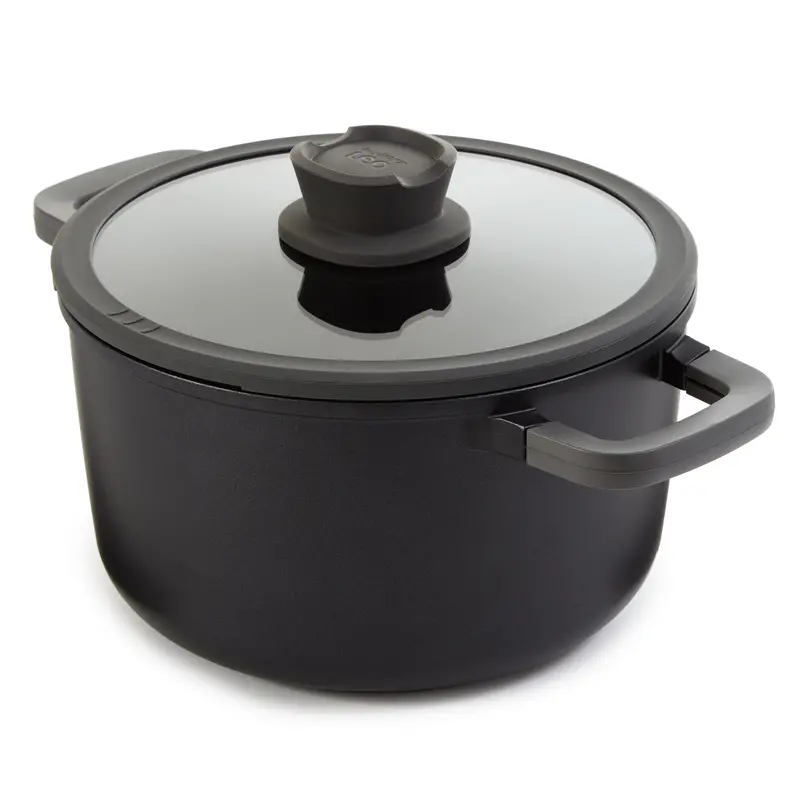 Berghoff Leo Stone+ 10-Inch Ceramic Nonstick Stockpot – 5.9-Quart, Sustainably Recycled 1