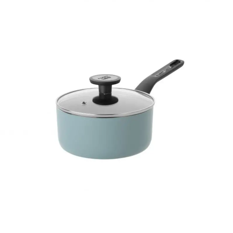 Berghoff Slate Nonstick 7-Inch Saucepan – 2-Quart With Glass Lid, Lightweight Aluminum 1
