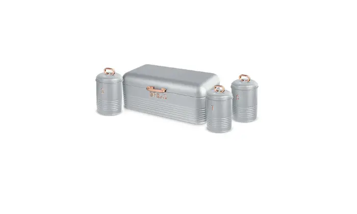 Berlinger Haus Moonlight 3-Piece Storage Canister Set With Bread Box 1