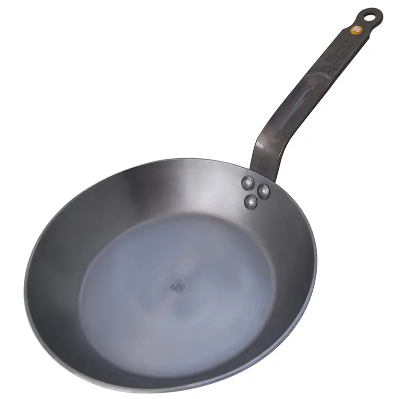 De Buyer Mineral B Element 28Cm Round Steel Fry Pan (11", Model 77561028) 1