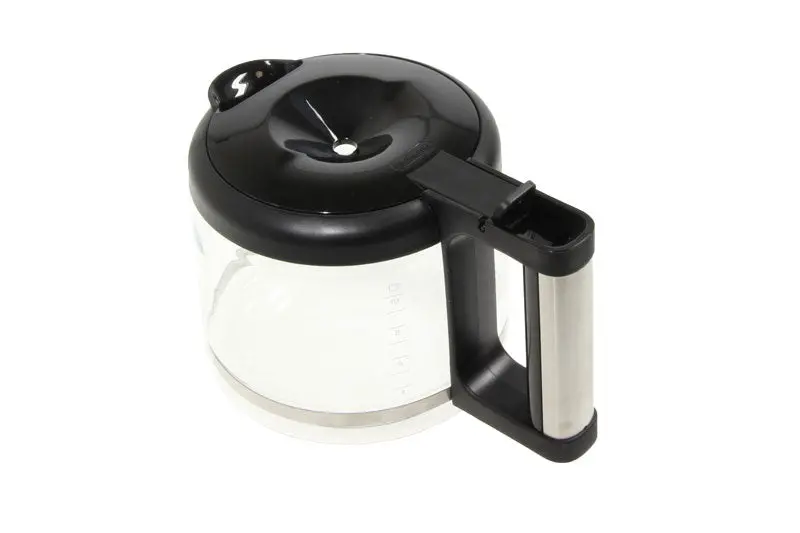 De'Longhi 10-Cup Glass Carafe Replacement – Black Coffee Pot For Drip Brewers 1