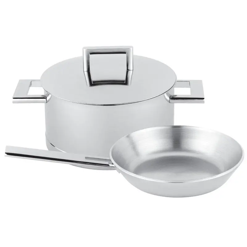 Demeyere John Pawson Cookware Set – 3-Piece Stainless Steel 1