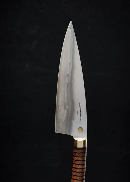 Florentine Three Fs Knife Set – Wood Handle & Leather Sheath 1