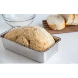 Fox Run Stainless Steel Mini Loaf Pan – 4.5" X 8.5" (11.4 X 21.6 Cm) 1
