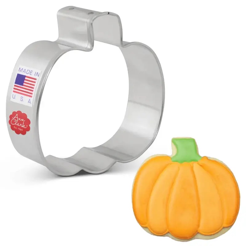 Jack-O'-Lantern And Pumpkin Combo Cookie Cutter – Festive Fall Shape 1