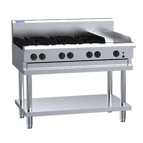 Luus Cs-6B3P 1200Mm Six-Burner Griddle Cooktop 1