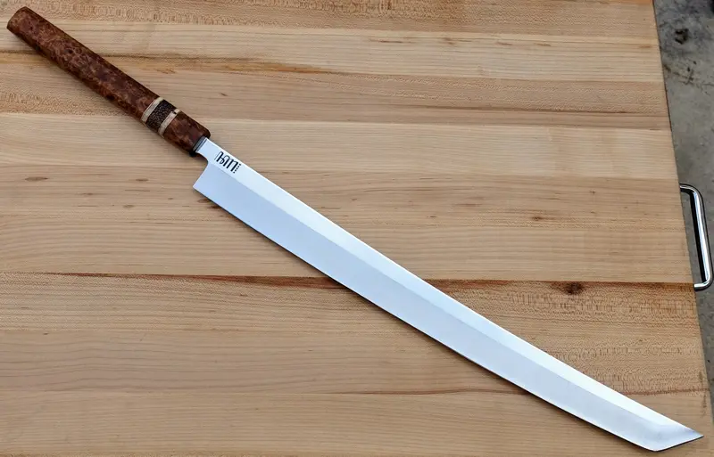 Narra N690 Cobalt 450Mm Tuna Sword – Professional Fish Processing Blade 1