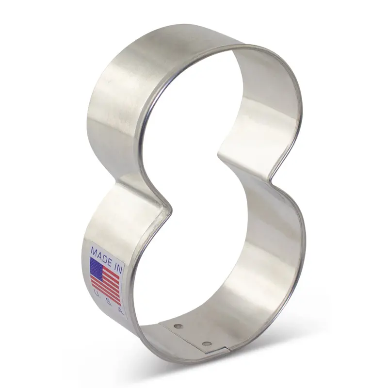 Number 8 Cookie Cutter (3.25 Inches) 1