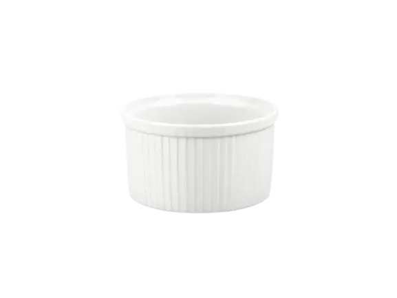 Pillivuyt High-Rimmed Ramekin Size 5 – 10 Cm Diameter, 350 Ml Capacity, White Porcelain 1