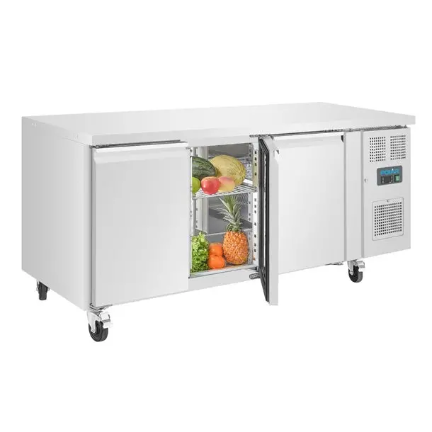 Polar U-Series 417L 3-Door Undercounter Freezer – No Upstand 1
