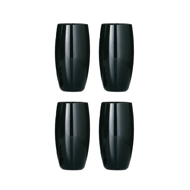 Premier Set Of 4 Stainless Steel Highball Glasses – 1404634 1