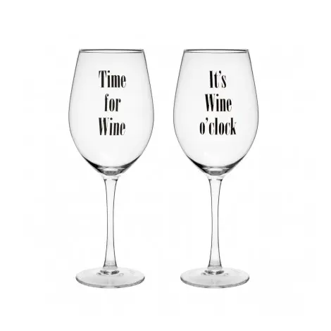 Premier Verity Set Of 2 Large 750Ml Wine Tumblers – ‘Time For Wine’ Design – 1405298 1