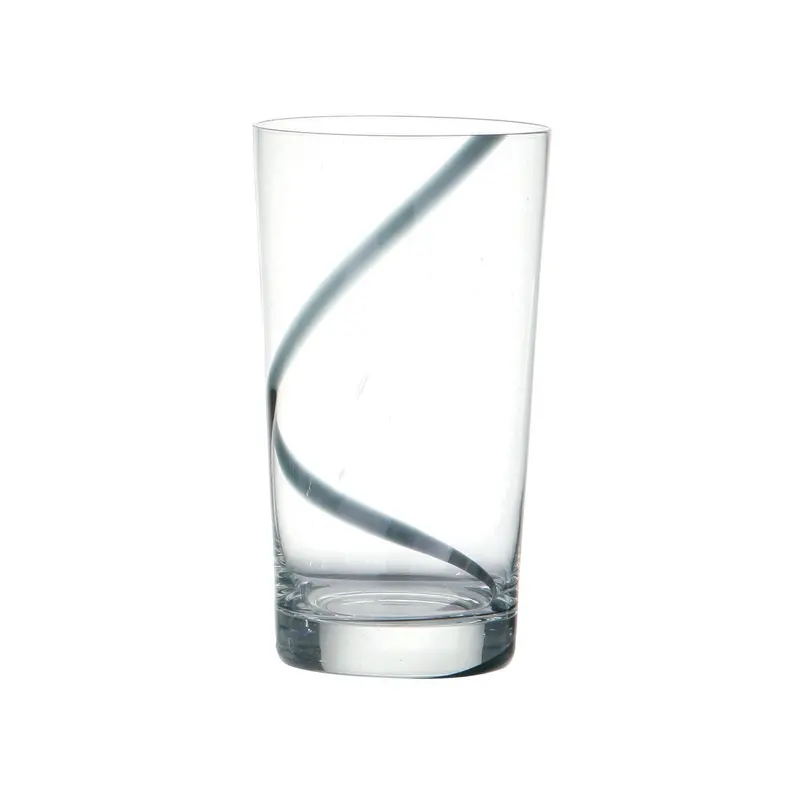 Premier White Swirl Hi-Ball Drinking Glasses – Set Of 4 1