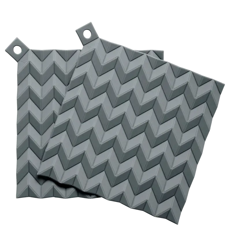 Rig-Tig Hold-On Heat-Resistant Oven Mitts – Grey 1
