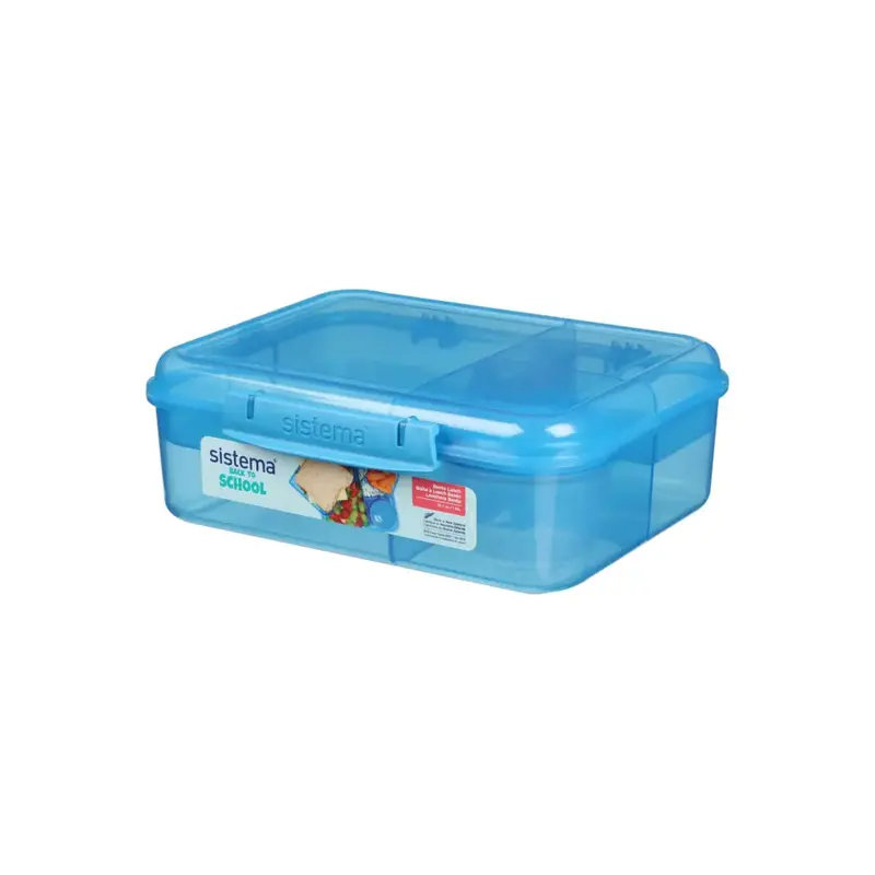 Sistema Bento Cube Lunch Box – 1.65 L Capacity, Navy Blue 1