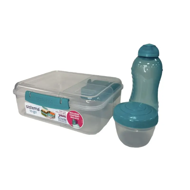 Sistema Bento Lunch Box Set With 330Ml Insulated Drink Bottle 1