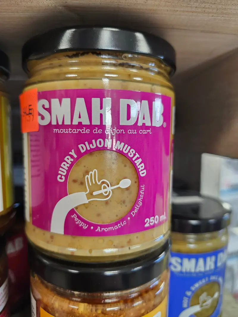 Smak Dab Curry-Infused Dijon Mustard – Gourmet Condiment 1