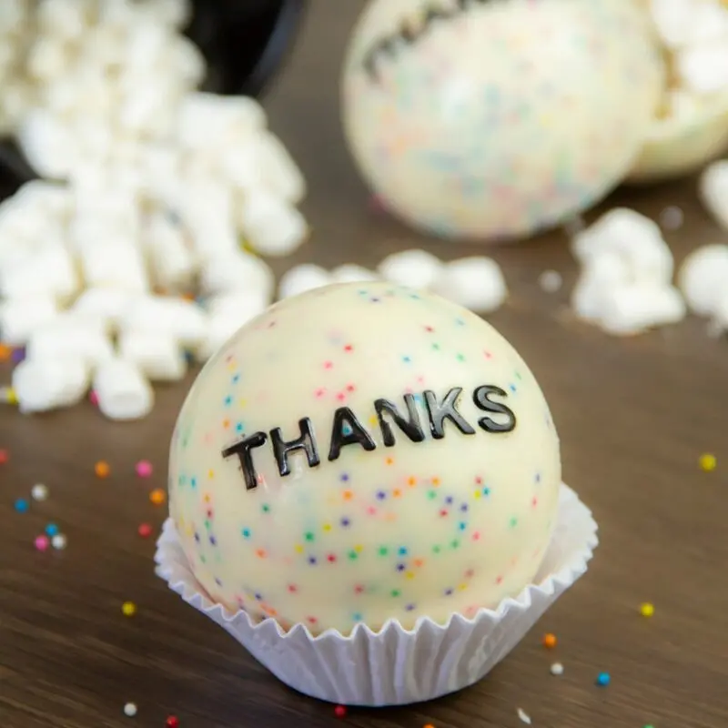 Thanks Ball Silicone Mold – 3-Piece Themed Dessert Shaping Kit 1