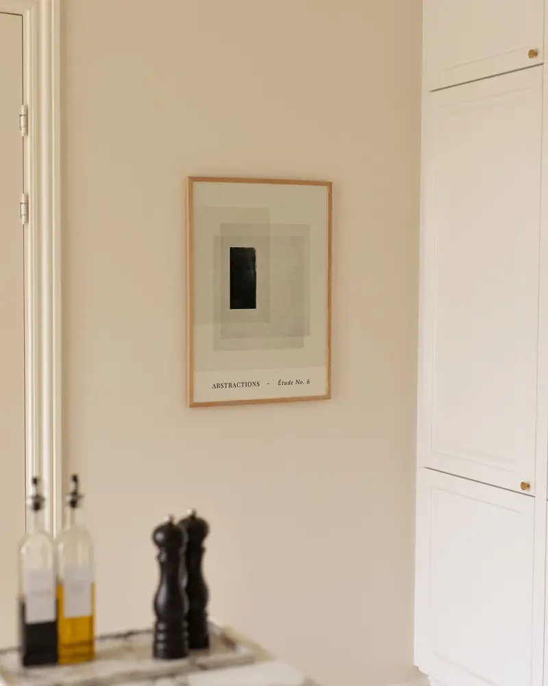 Unframed Abstractions Étude No. 6 – Expressive Textural Study In Grayscale 1