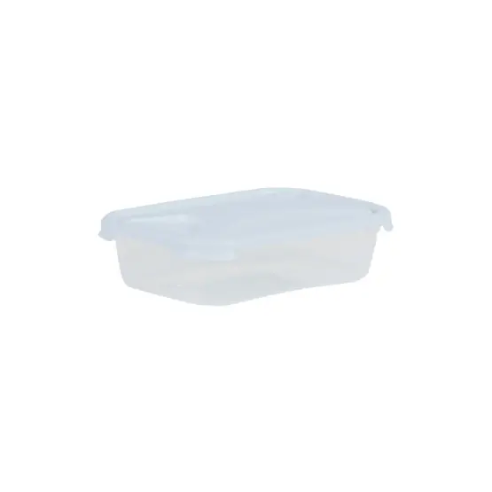 Wham 0.8L Clear Food Storage Box With Off-White Lid (16241) 1